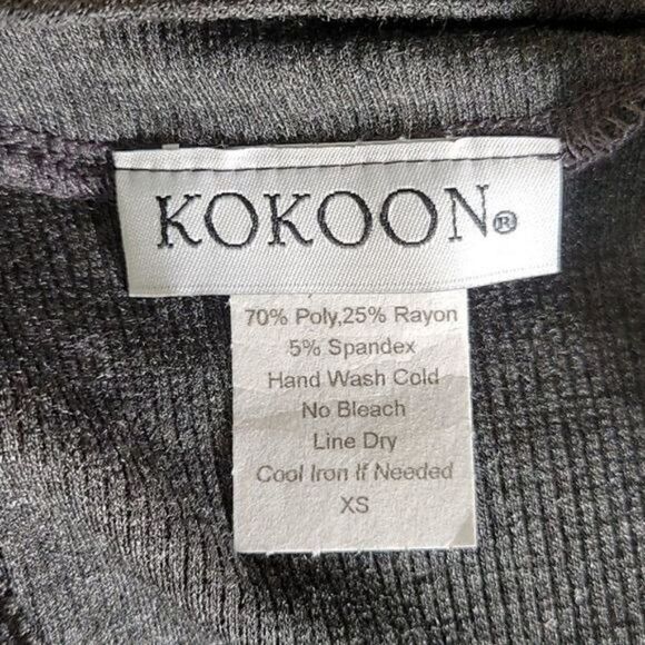 Kokoon "Tank You" Ribbed Racerback Tank Top Sz XS - Picture 5 of 8